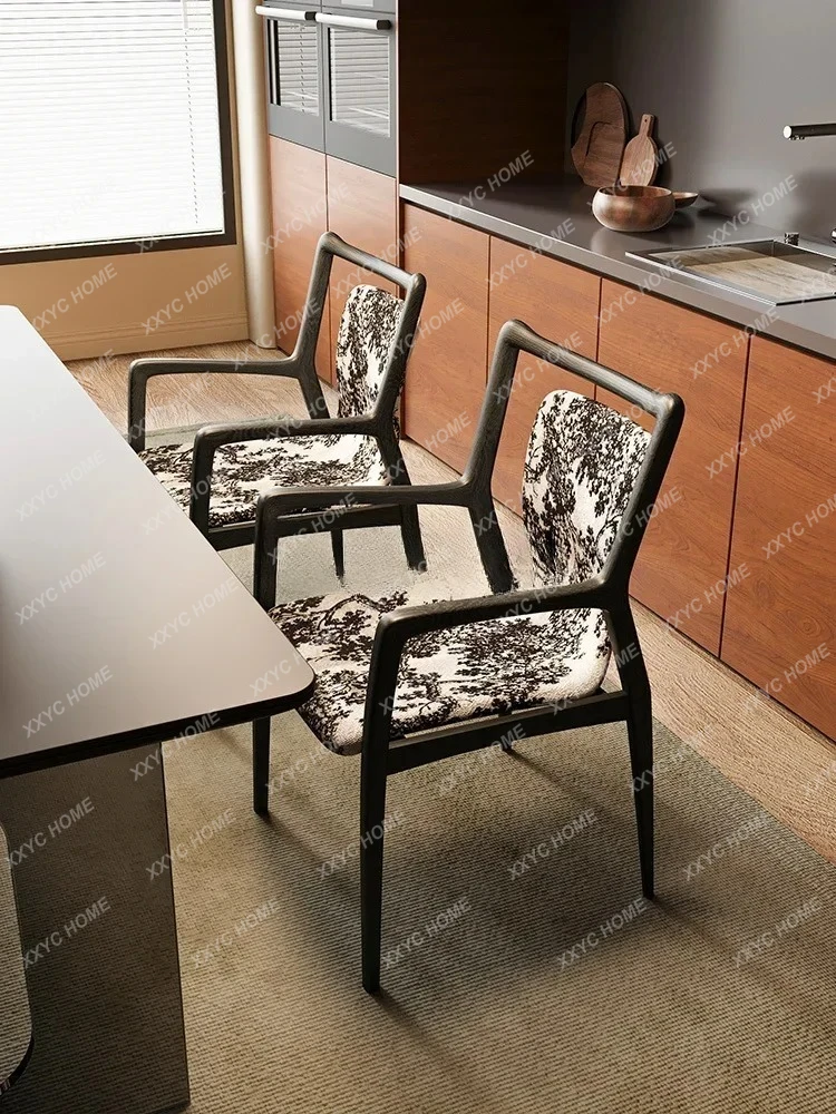 ss Medieval Mantis Chair Backrest Book Tea Chair Master Restaurant Box Solid Wood Dining Chair