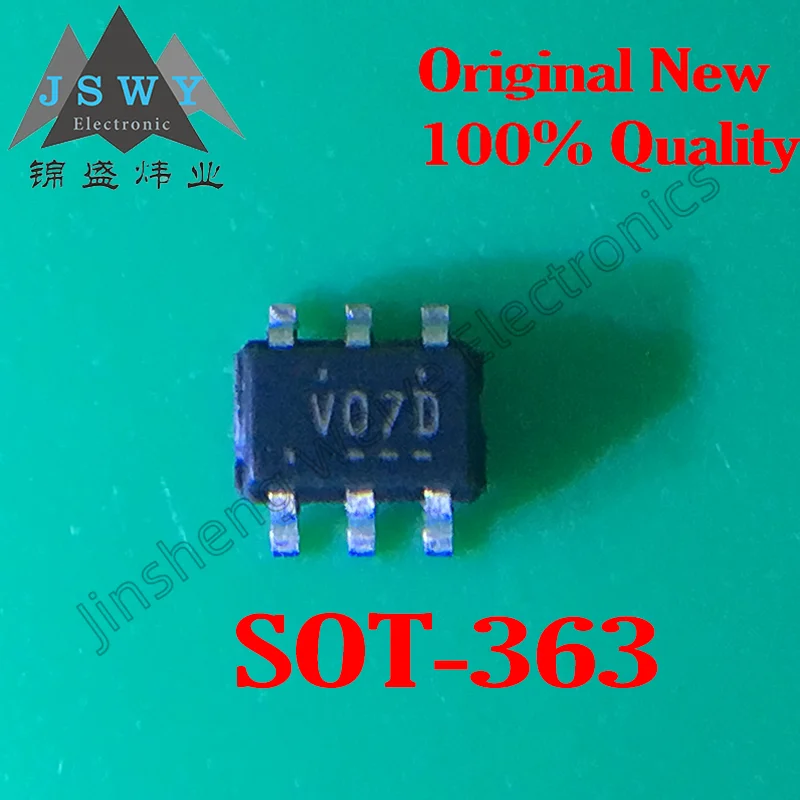 1~100PCS NC7WV07P6X NC7WV07 SOT-363 Silkscreen V07 Buffer Chip IC 100% brand new with free shipping Fast shipping!