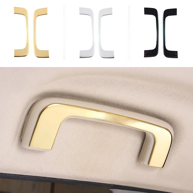 

4/6pc Stainless Steel Roof Handle Panle Decoration Covers Fit For Mitsubishi Pajero Montero v93 v97 v98 2007-2021