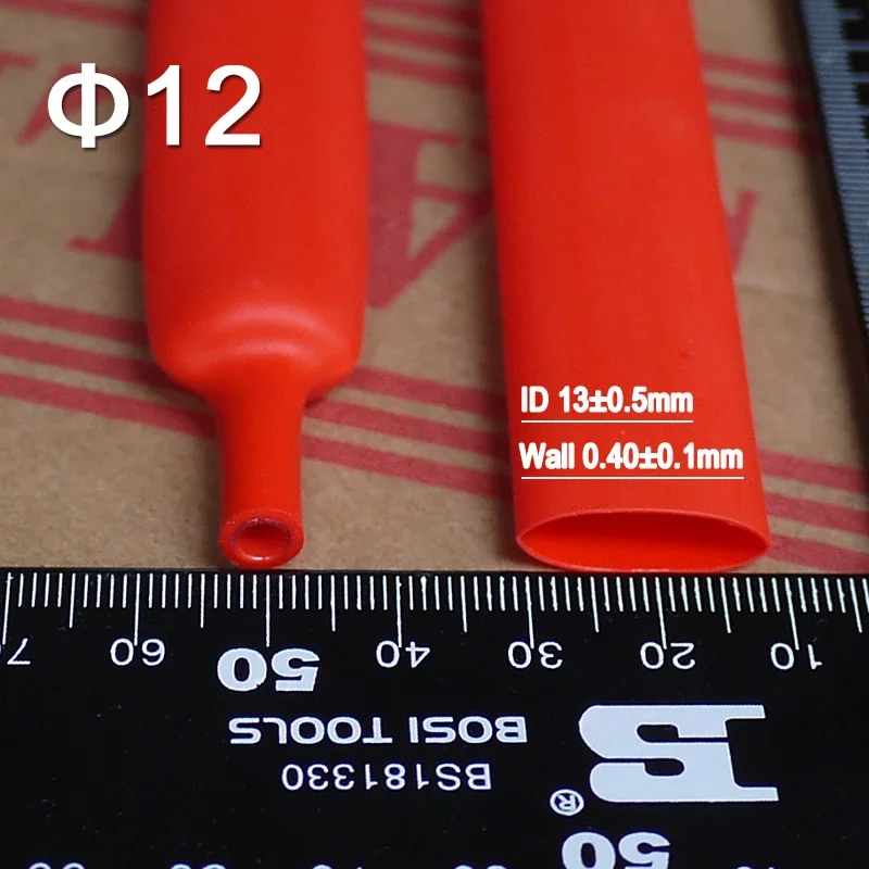 1/5/10m Heat Shrink Tube  4:1 With Glue 4mm ~ 52mm Electronic Connection Wire Insulation Wraping Sleeve Cable Protection Tubing
