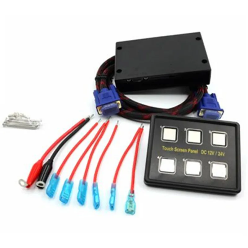 

8-Way Touch Screen Switch Panel, Suitable for JEEP Modification, with Bluetooth with System APP Control, Touch Switch Panel