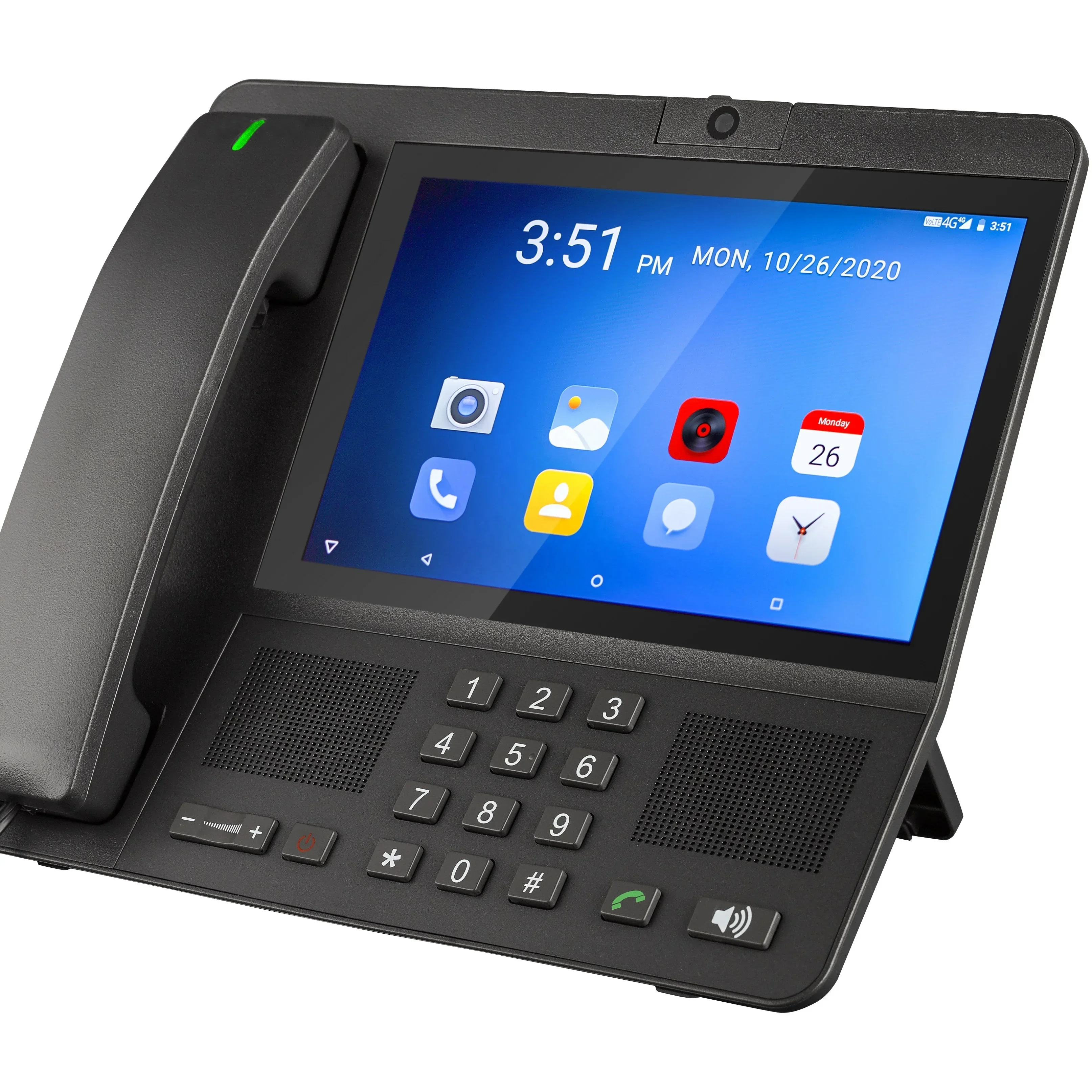 Peiqi مكالمة فيديو 4G LTE GSM بطاقة SIM WIFI فندق المنزل مكتب محطة لاسلكية خط أرضي أندرويد سطح المكتب الهاتف الثابت اللاسلكي