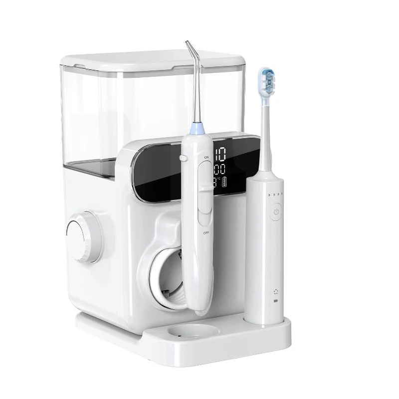 

New 2-in-1 Dental Flusher and Electric Toothbrush Household Desktop Electric Dental Washer