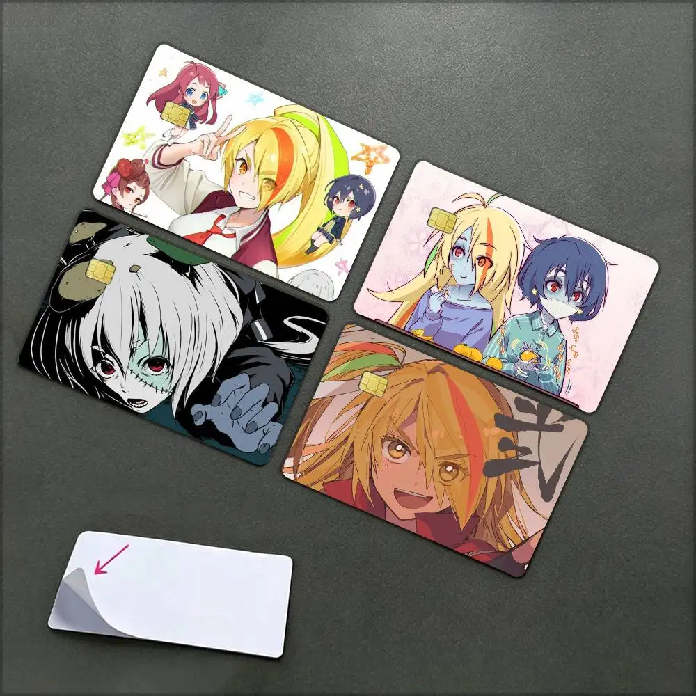 Anime ZOMBIE-LAND-SAGA   Waterproof Film Skin Cover Credit Card Stickers Debit Front Bank Bus Pass