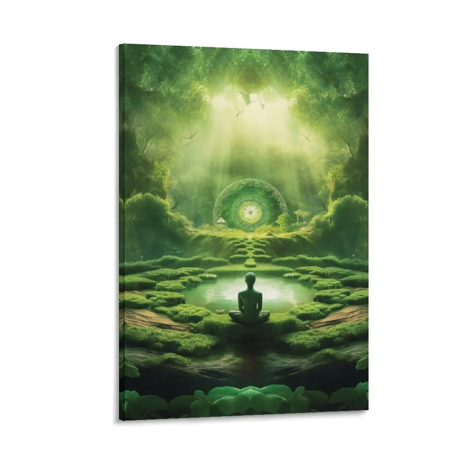 

Yoga And Meditation In Nature Concept Canvas Painting home decor Wall decoration poster Paintings on canvas for living room
