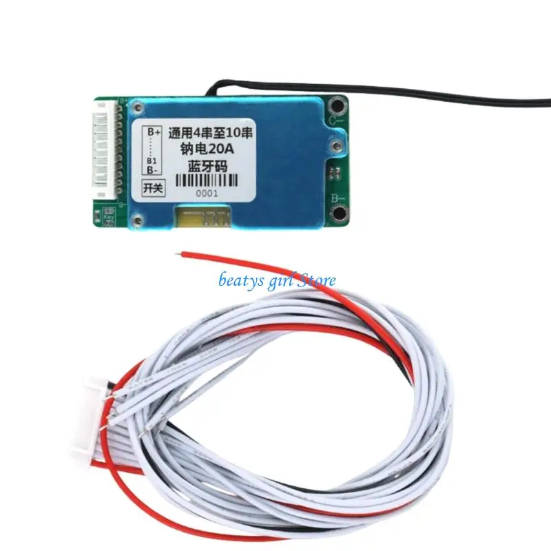 C7AB 4S-10S 20A Battery Charging Protective Board Bluetooth-compatible Circuit Board