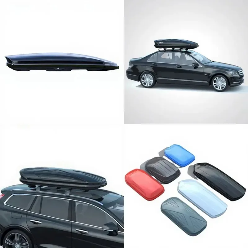 XR-Force RB-01 Car Roof Top Cargo Box 145x95x45cm ABS PC Double Side Opening Trunk Luggage Carrier Transport Container