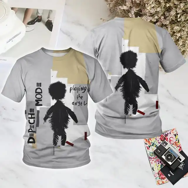 Popular Rock Depeche Mode 3D Print T-shirt Summer New Men Women Hip Hop Trend Short Sleeve TShirt Loose Casual Oversized Y2k Top