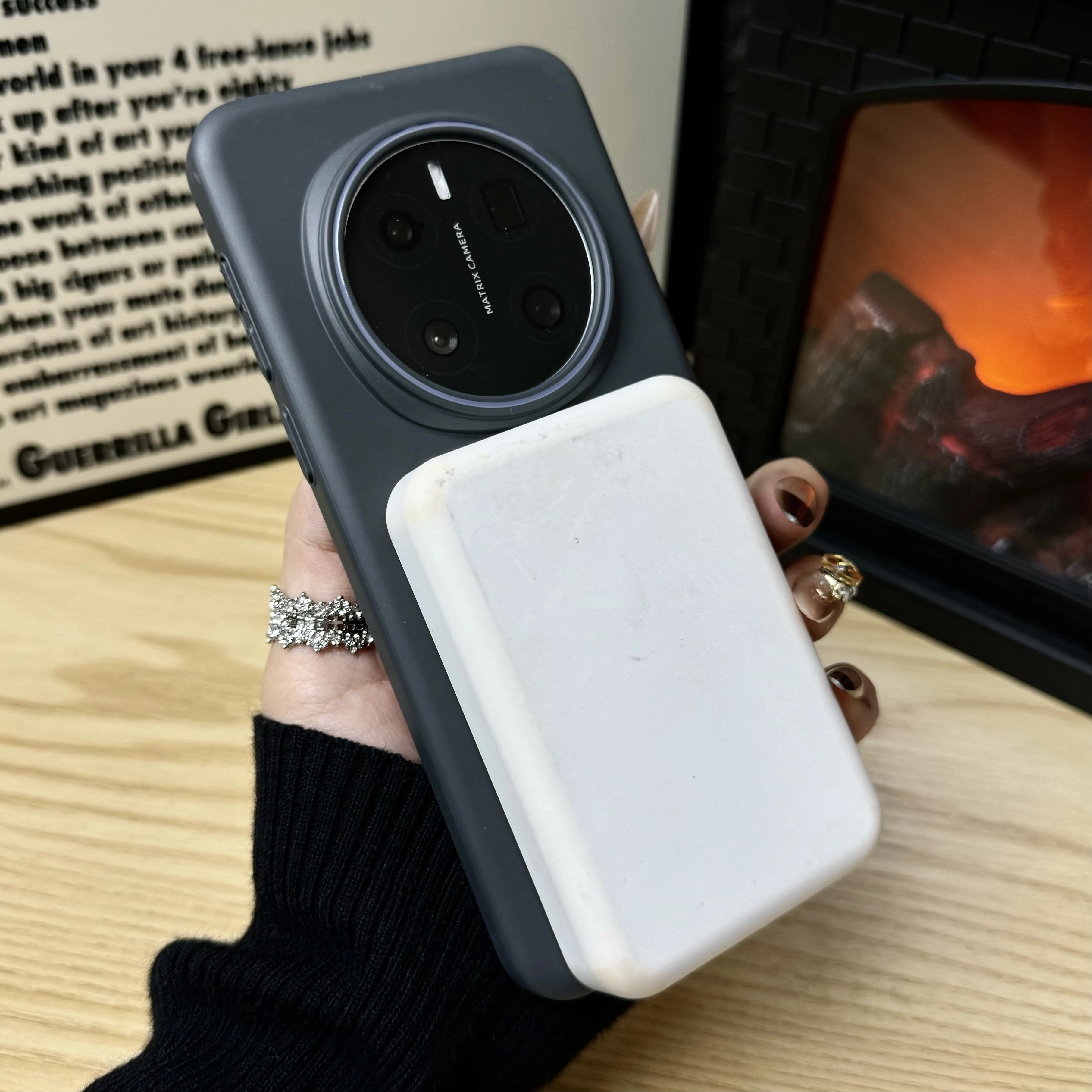 حافظة أصلية لهاتف Magsafe صلبة مغناطيسية ملونة لهاتف هواوي هونور 400 ماجيك 7 لايت شحن لاسلكي غطاء رفيع للغاية غير لامع #2