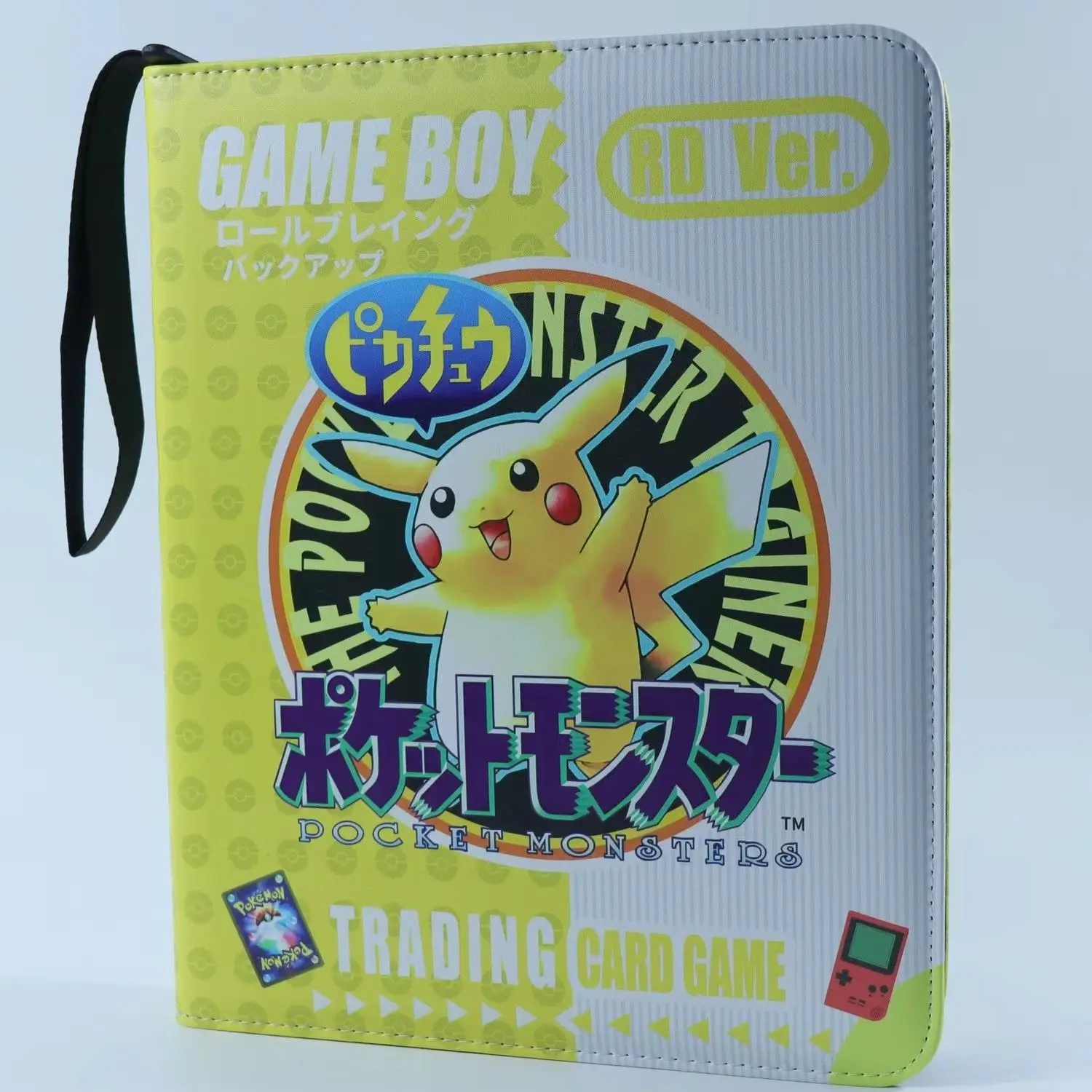 Neues GB-Kartenalbum Cartoon Anime Battle Card Booklet Reißverschluss-Ordner Kartenhalter Kartenetui Vmax Spielkartensammlung Spielzeug Geschenke
