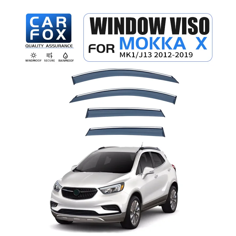 

Для Opel Mokka 2012-2019: Дефлекторы окон, ветровики, защита от дождя и солнца, аксессуары для авто, стайлинг автомобиля