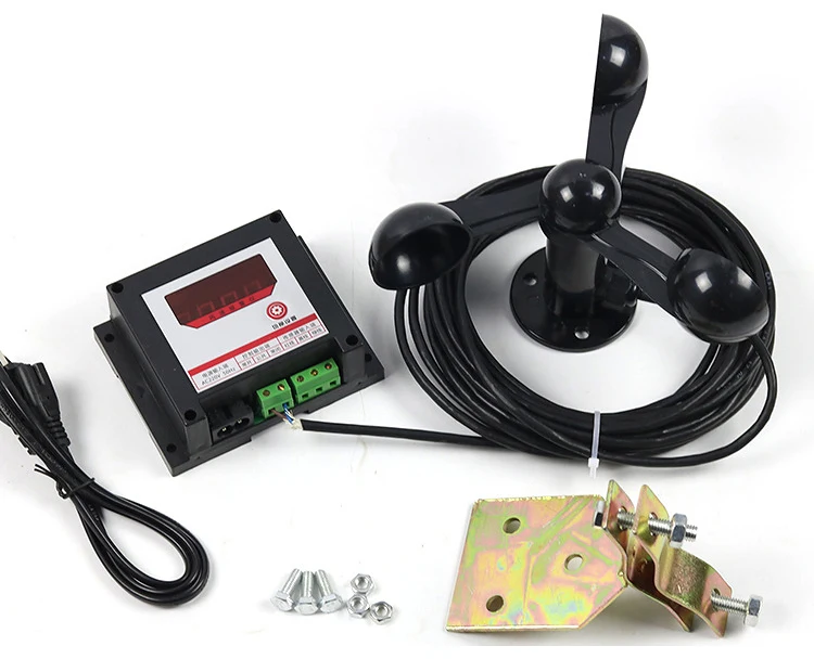 Tower crane anemometer, tower crane anemometer