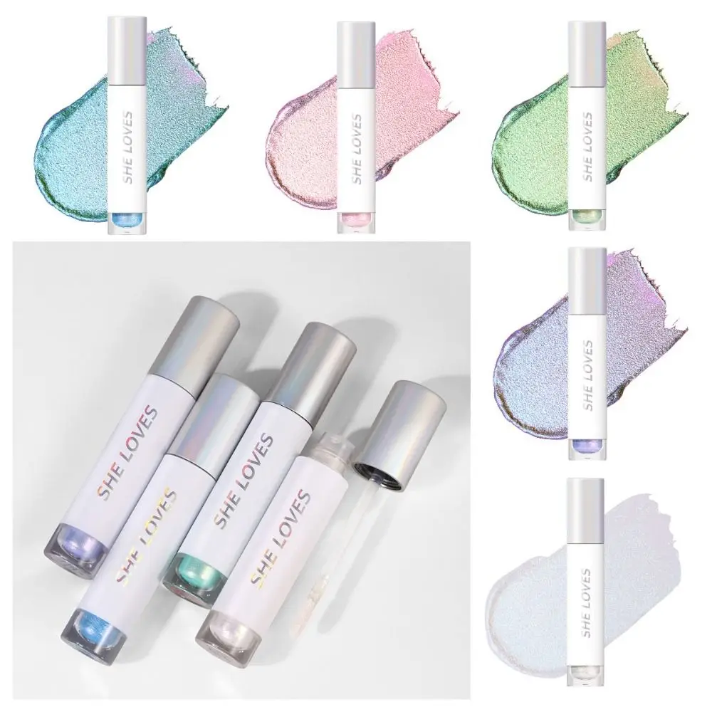 

Cosmetic Polarized Liquid Eyeshadow Sequins Metallic Face Pearlescent Gel Long Lasting Highgloss Diamond Eye Shadow Party