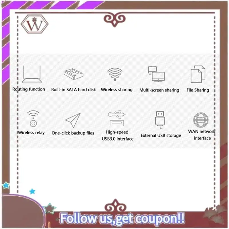 ABBG-Портативный 3,5-дюймовый HDD SSD-корпус Портативный USB3.0 Rj45 Ethernet NAS Сетевой потоковый сервер для хранения корпуса EU PLUG