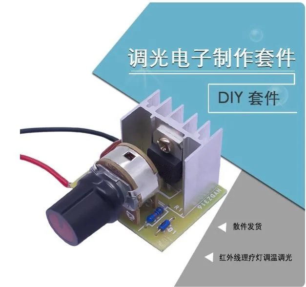 DIY العلاج بالأشعة تحت الحمراء لام تعديل درجة الحرارة والسطوع، مصباح التدفئة الكهربائية، جهاز علاجي مع لوحة باهتة #1