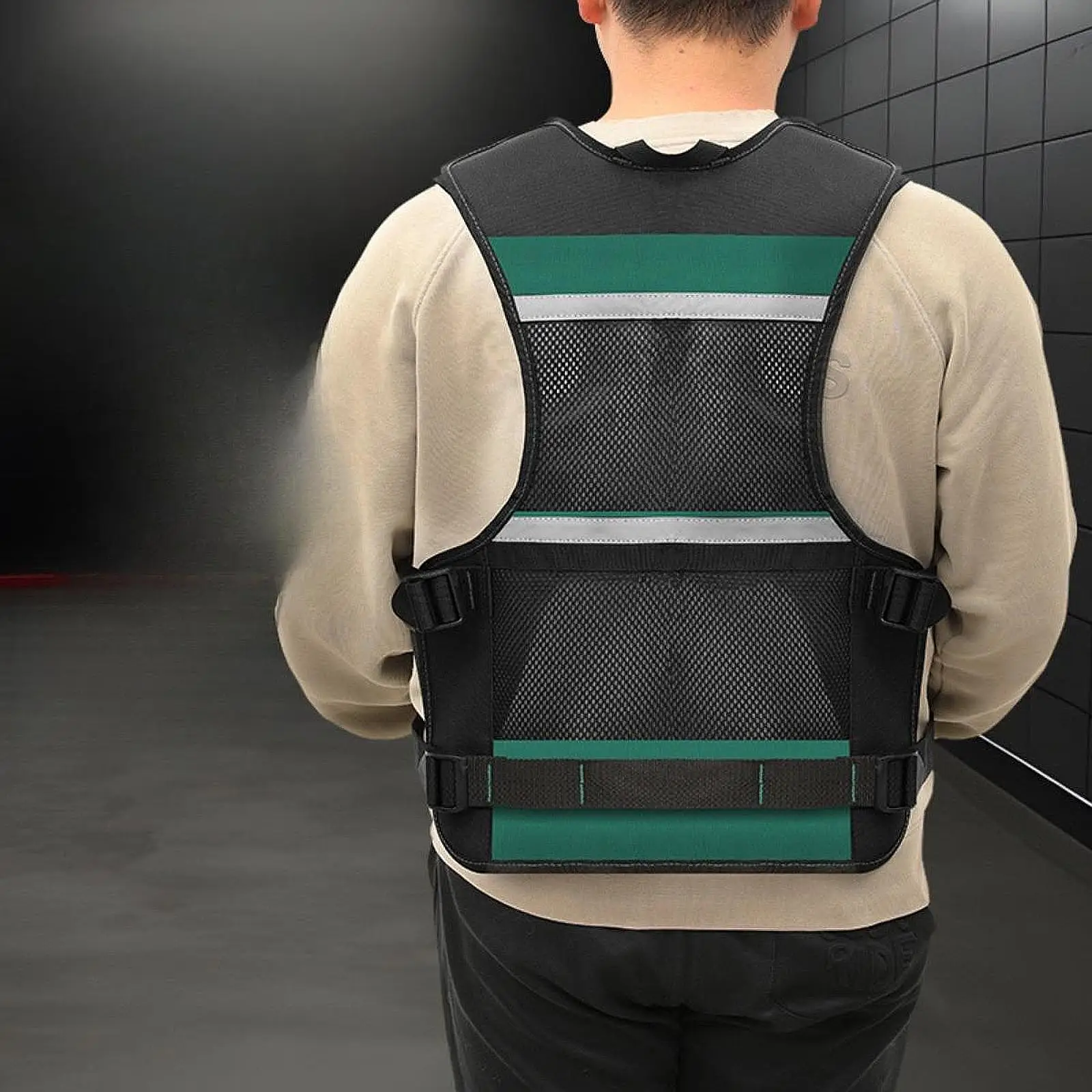 Electrician Tool Vest Multi Pockets Comfortable Multifunctional Adjustable Safety Vest Tool Pouch Men Tool Vest for Carpenters