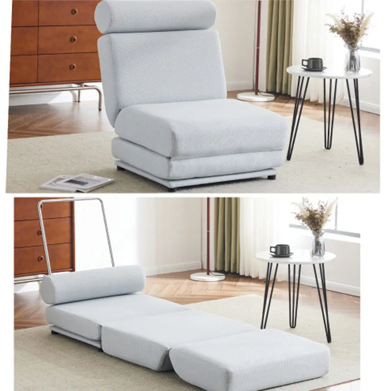 Single Sofa Chair Foldable Single Sofa Bed with Pillow,Portable Foldable Sofa Bed,Leisure Sofa Chair,Easy to Store