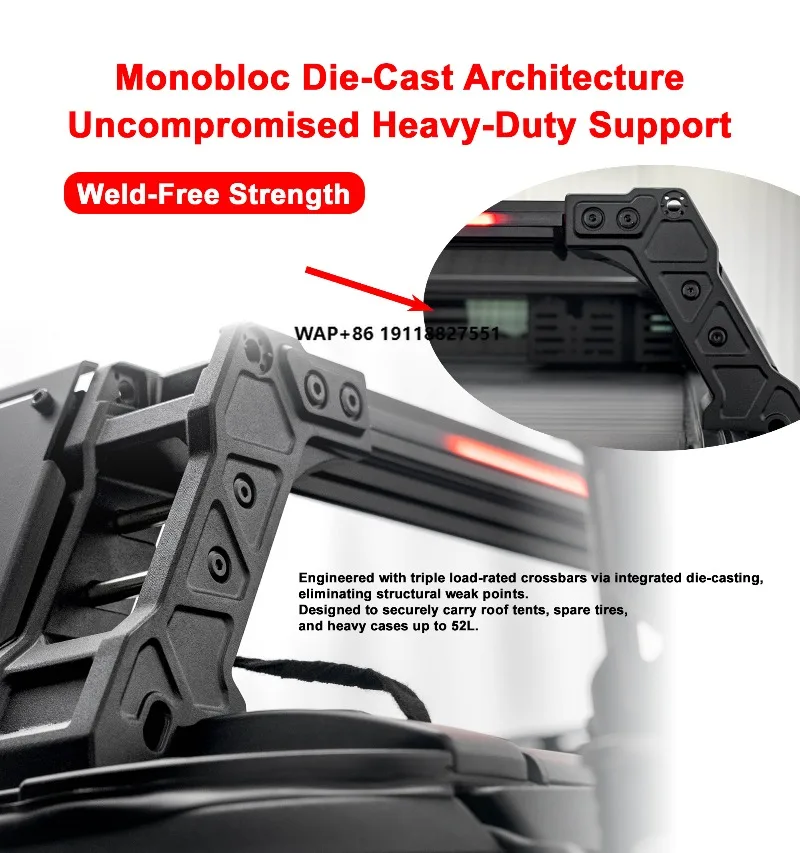 

Универсальный алюминиевый интегрированный ролл-бар MuYe NEPTR Off Road 4X4 для пикапов Ranger, багажник на крышу для грузовиков Ranger