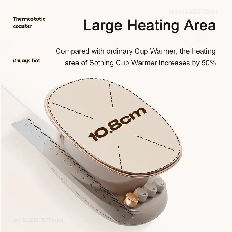 Youpin Sothing Portable Cup Warmer 3 Gear Smart Thermostatic Coaster Hot Tea Makers Milk Tea Water Heating Insulation Pad Heater