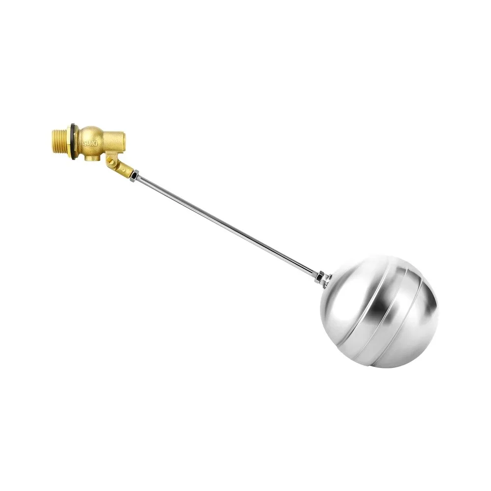 Stainless Steel DN15 Float Valve with Adjustable Rod for Precise Water Level Management in Industrial Applications