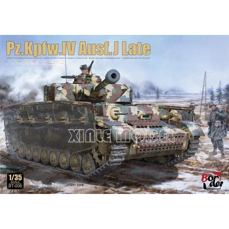 Border Modellbausätze 1/35 BT-008 Pz Kpfw IV Ausf J Post Produktion, für militärische Spielzeugmodell-Hobby-Sammlung