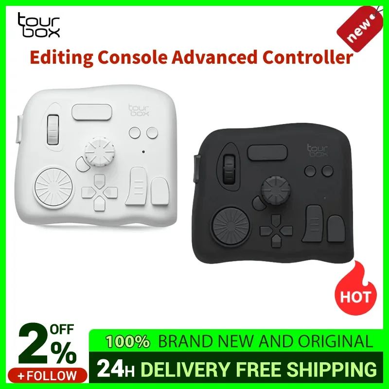 Tourbox Video Photo Editing Console Advanced Controller Simplify optimize Lightroom SAI Premi with Customized Creative inputs