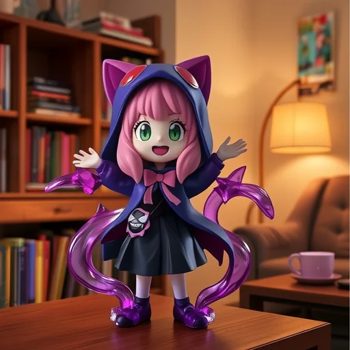 

Anya COS Ghost Limited Edition GK Action Figure Collectible Model Toy Display Piece Trendy Plaything Gift