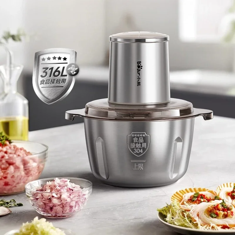 2025 New Arrival Small Electric Meat Grinder - Multi-Functional All-in-One Blender Food Processor for Home Use Authentic