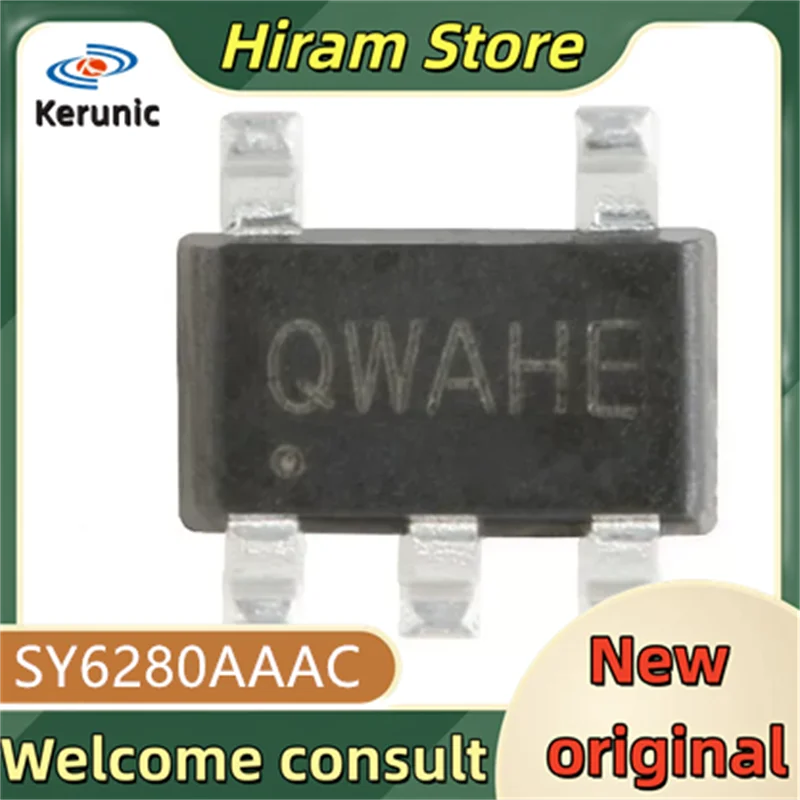 50PCS QWAHE QW*** New and original SY6280AAAC SY6280AAA SY6280A SY6280 6280