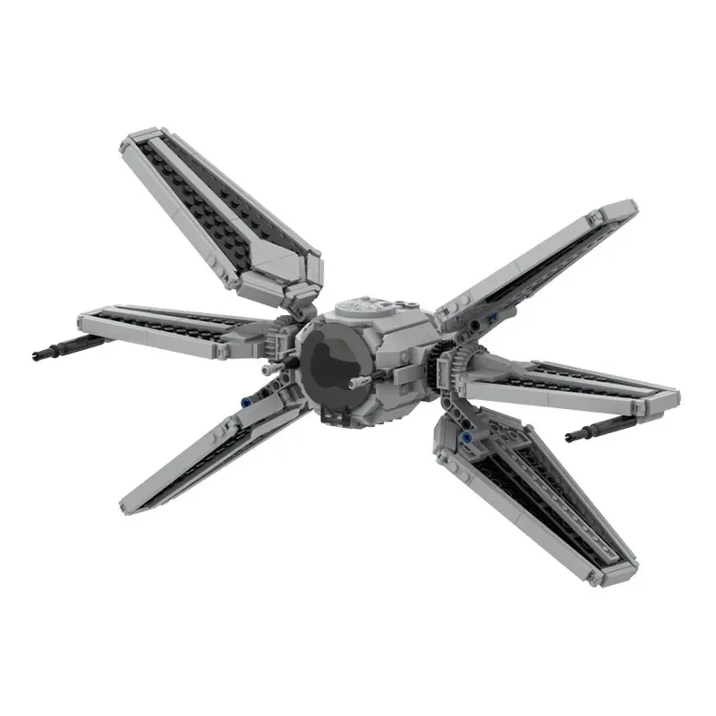 

670pcs MOC Science Fiction Movie (STAR BATTLE) Cyclone Starfighter Spacecraft Building Blocks Model Children Festival Gifts