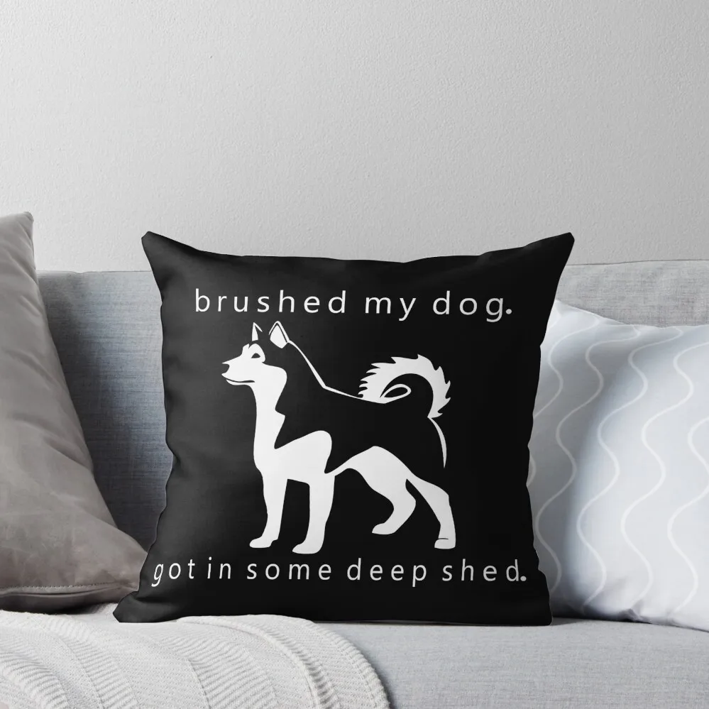 Malamute Deep Shed NickerStickers? on Redbubble Throw Pillow Custom Cushion Christmas Pillow pillow