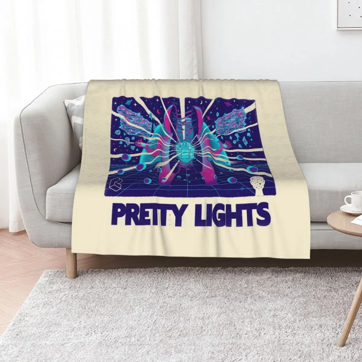 Pretty Lights Throw Blanket Soft Plush Plaid Single Soft Plaid Bed linens Quilt bed plaid Blankets