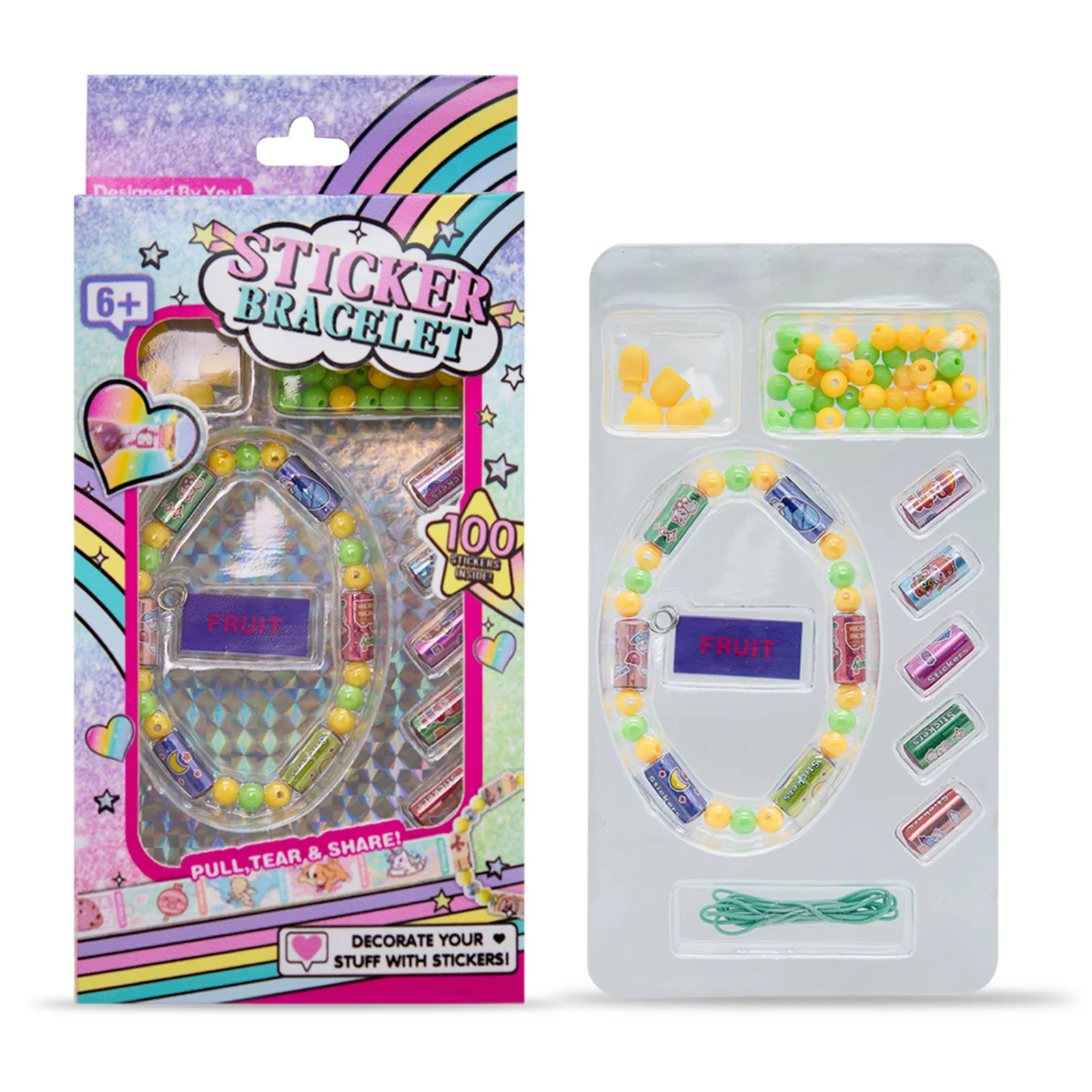 Kids Arts And Crafts children fashion Kit Making Bracelets Friendship Bracelet Kit Letter Beads For Making Jewelry Crafts Gifts