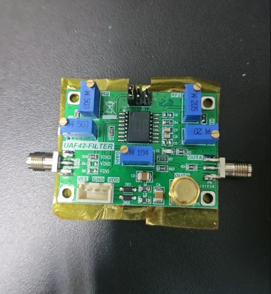 UAF42 High Pass Low Pass Bandpass, Active Filter Module, Tunable Filter