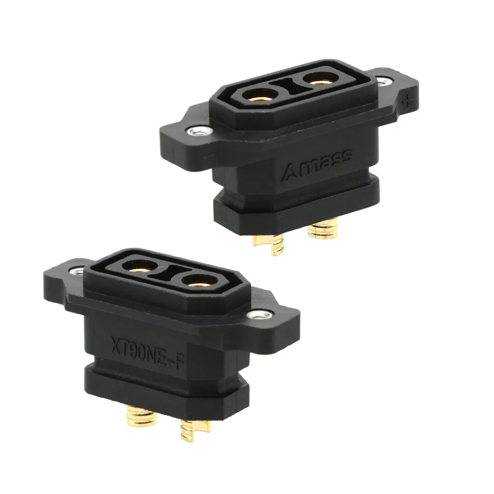 5pcs Amass  XT60NE-F Female Battery Connector  Fixable High  Current Gold Plated Plugs for Rc Drone Airplane Car Boat