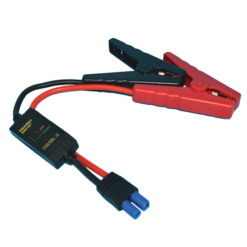 Cable de refuerzo inteligente de 12V, 200A-500A, conector EC5 inteligente para coche, camión, arranque de emergencia, abrazaderas de cocodrilo