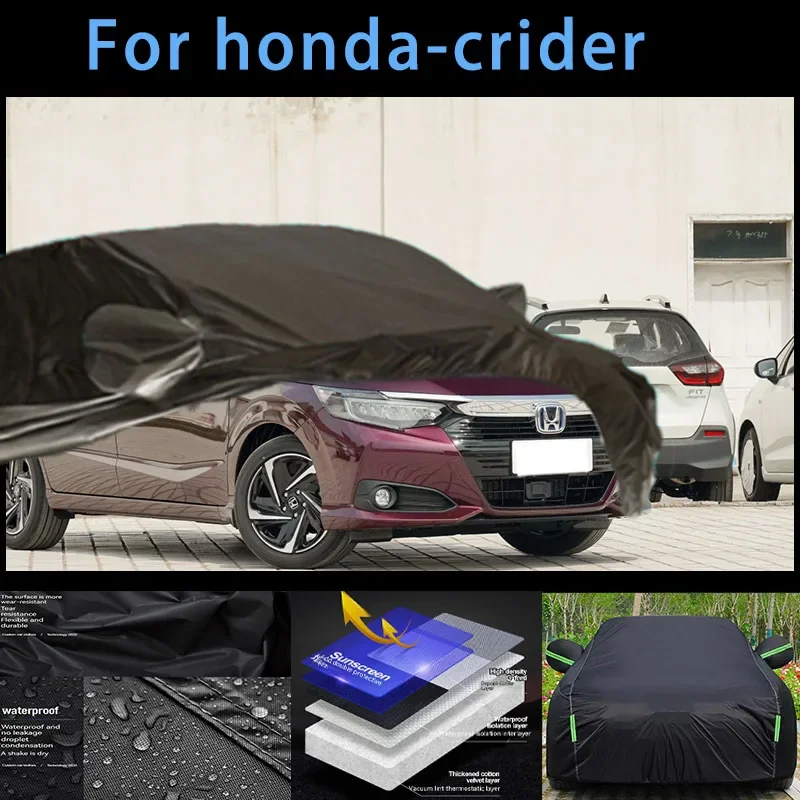 For honda-crider Outdoor Protection Full Car Covers Snow Cover Sunshade Waterproof Dustproof Exterior Car accessories