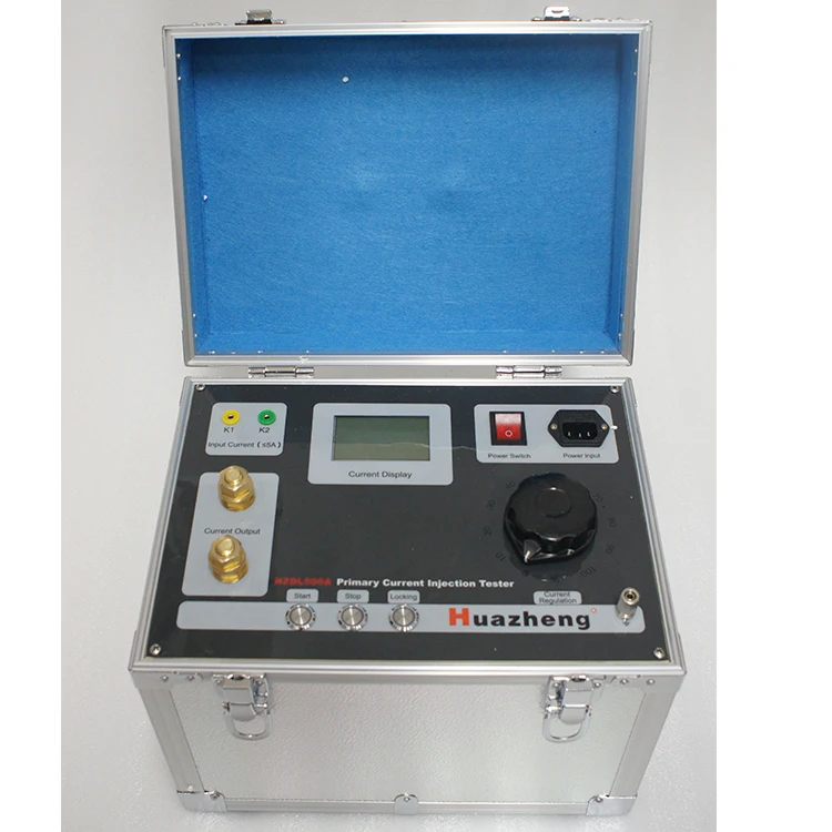 

Huazheng Electric primary current injection tester multifunction single phase 200A primary current injection test set