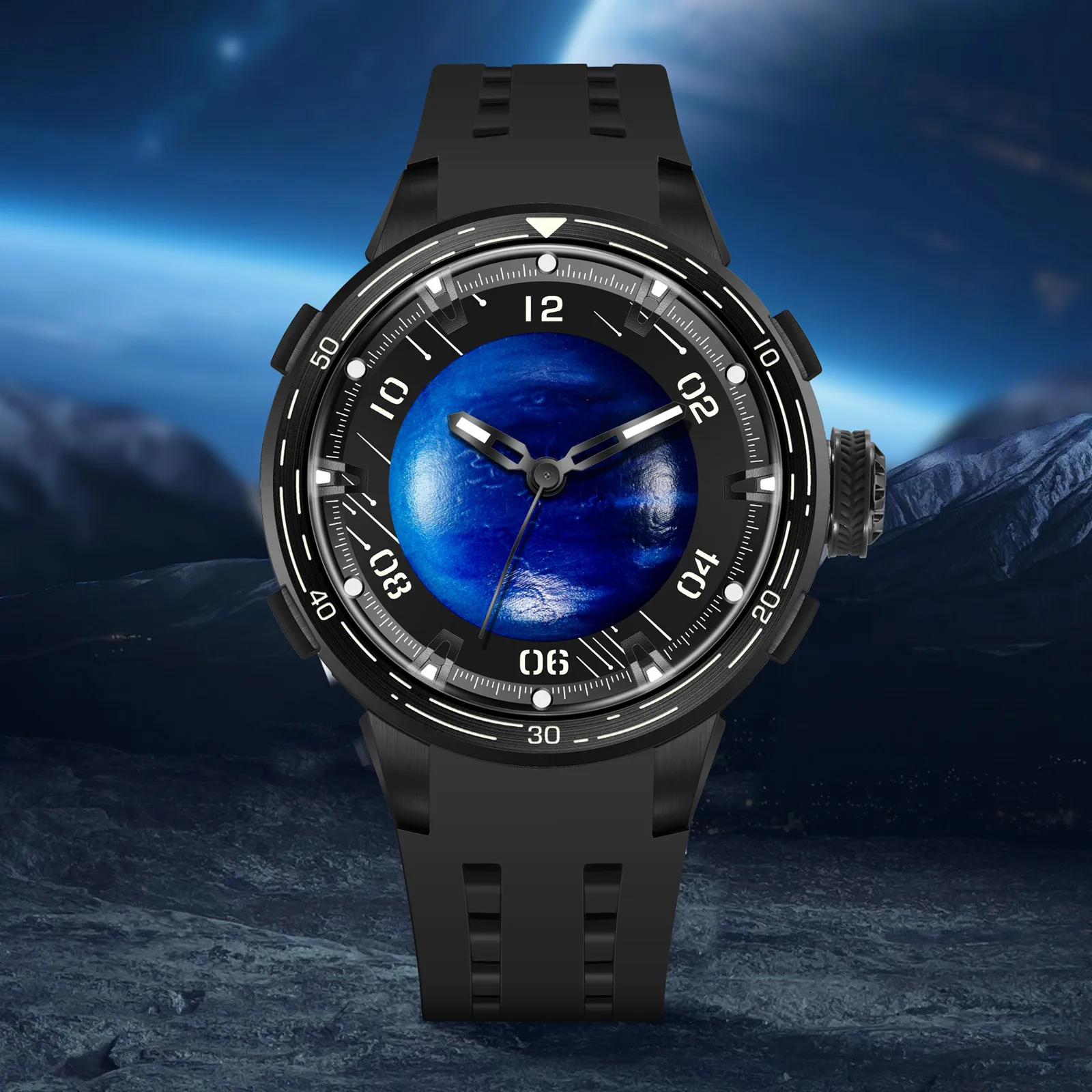 2026 PIDNU Markendesign Neue Star-Serie Mechanische Uhr Herren Japan 8215 Uhrwerk Herrenuhr Wasserdichte Automatische Luxusuhr – Detail 6