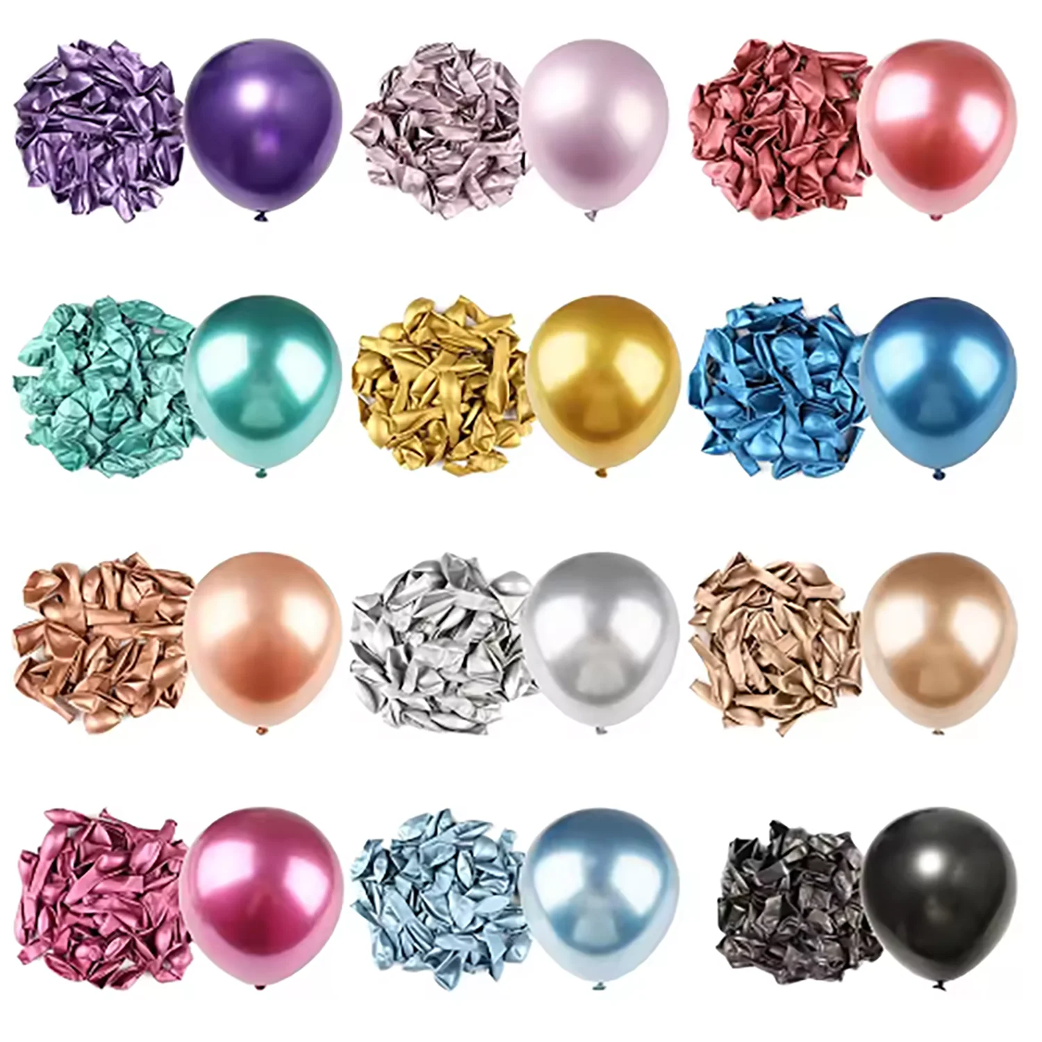 5/10/12 inch 10/20/30pcs multi-color latex balloon set, suitable for weddings, birthdays, themed parties, pre wedding parties, g