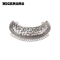 New 60MM Porous Linker 2pieces Retro Zinc Alloy Tassel Loop Necklace for DIY Connectors Charms Jewelry Accessories Gifts
