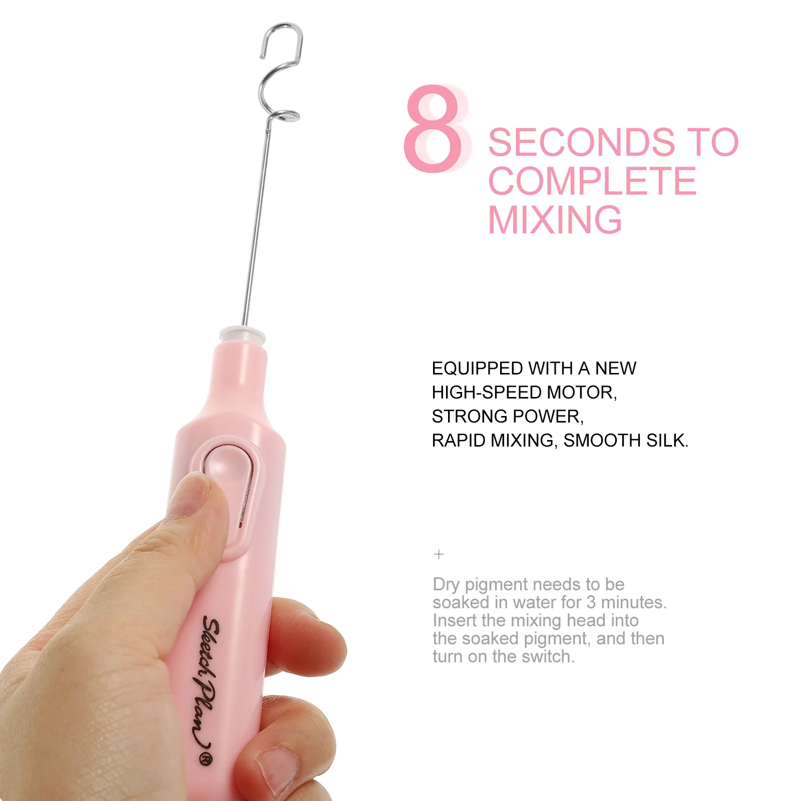 Gouache Paint Mixing Portable Mixer Student Pigment Electric Agitator Suite Color Plastic Painting Ink Tool