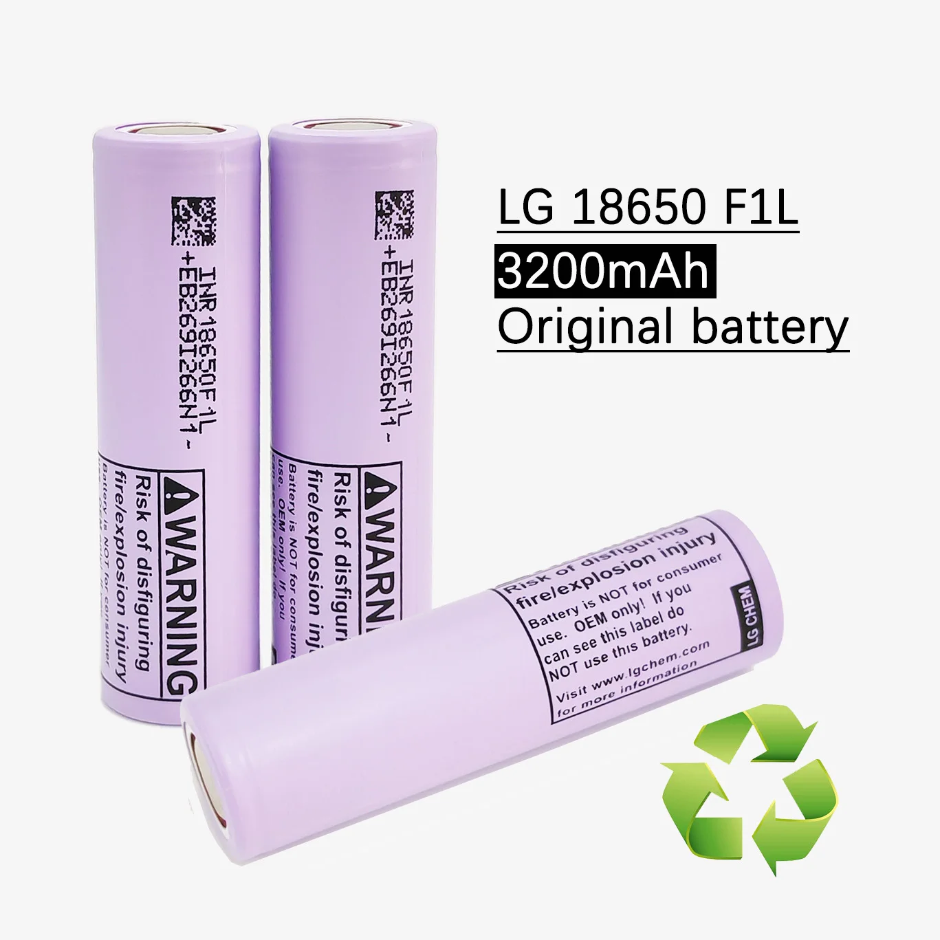 

Original 18650 lithium battery 3200mAh 3.7v 25A F1L high-power rechargeable battery 18650 rechargeable battery+charger