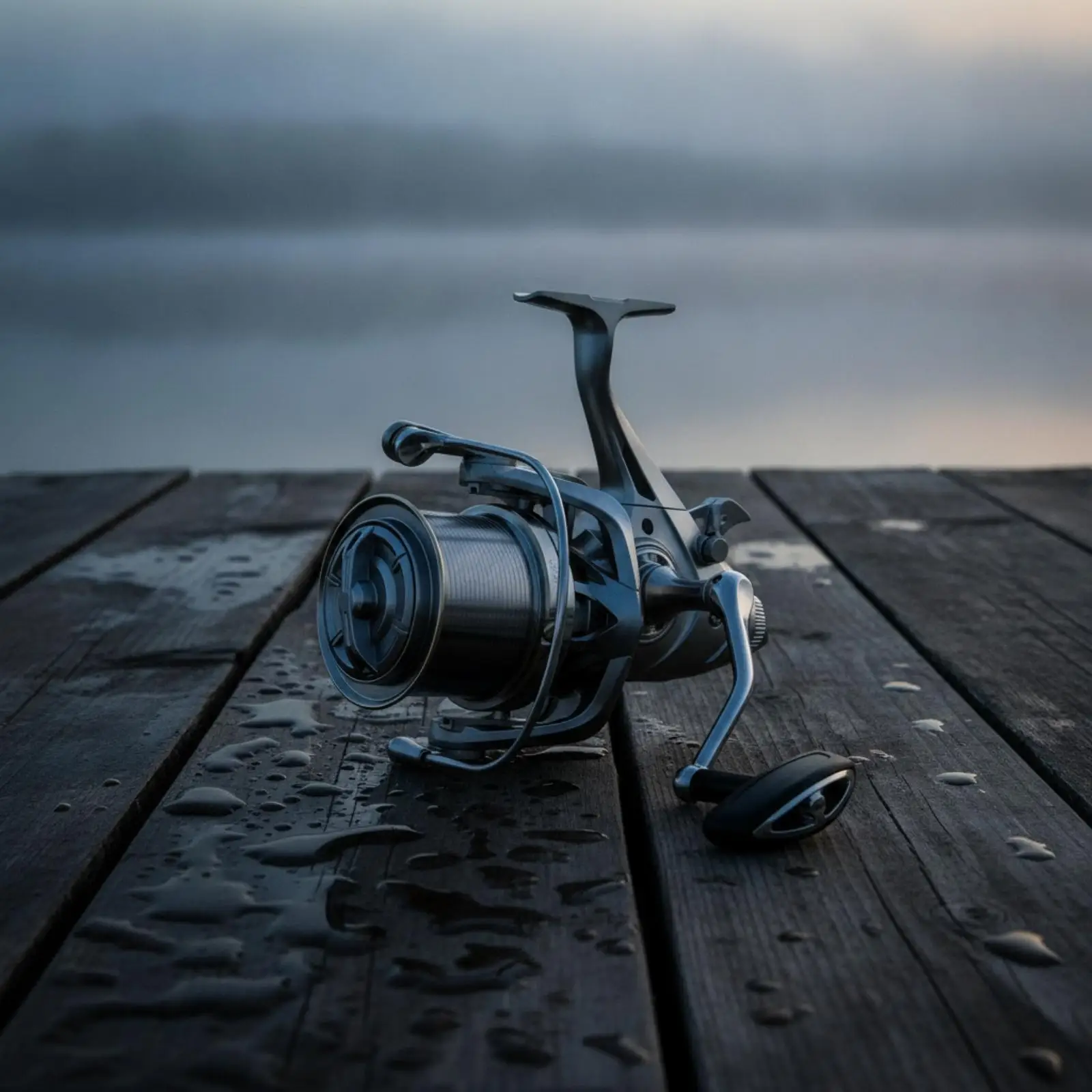 Rotating Fishing Reel Heavy-Duty Fishing Reel with Dual Drag Folding