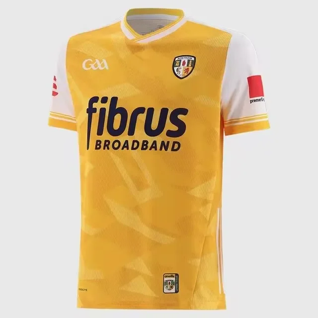 Antrim GAA Home Jersey 2025 Mens Rugby Size: S-3XL-Kids-Jersey Size: 16--26