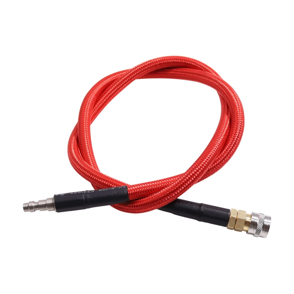 New Airsoft HPA SLP FLEX Air Hose Remote Line with (US)Foster QD 40 Inch Low Pressure MAX 300 PSI Red