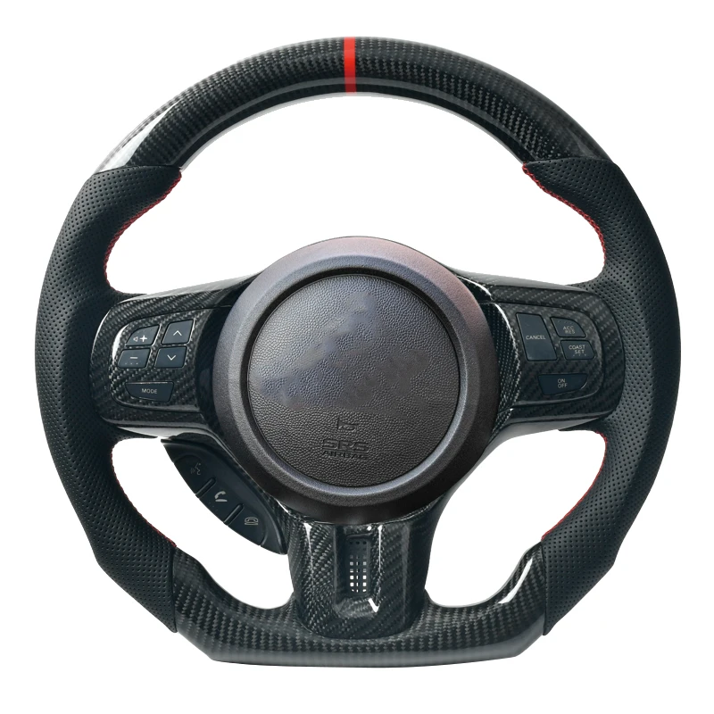 Customized For 2006 2008 2010 2011 2013 2015 Mitsubishi Lancer Evolution EVO 10 Carbon fiber steering wheel