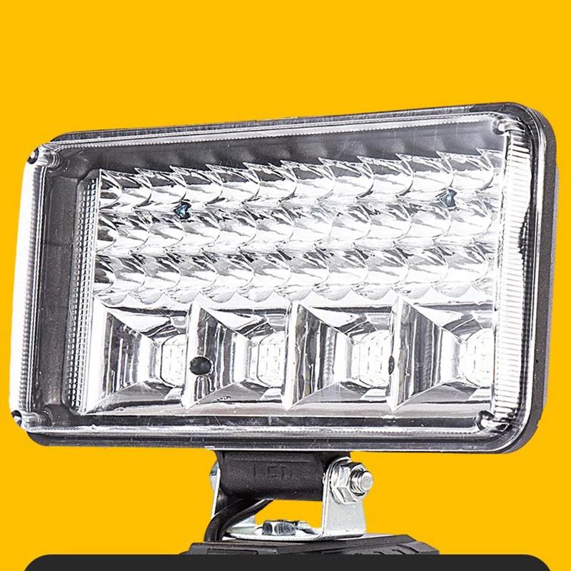 Luz LED de trabajo para Makita, lámpara de inundación de emergencia portátil, lámpara de Camping, batería de iones de litio de 18V, 4/6/8 pulgadas