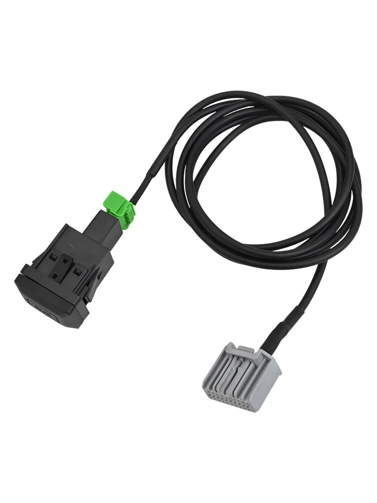 Extend AUX audio function Cable Adapter for Honda For Civic 8th Gen into radio harness ABS plastic connector Extend