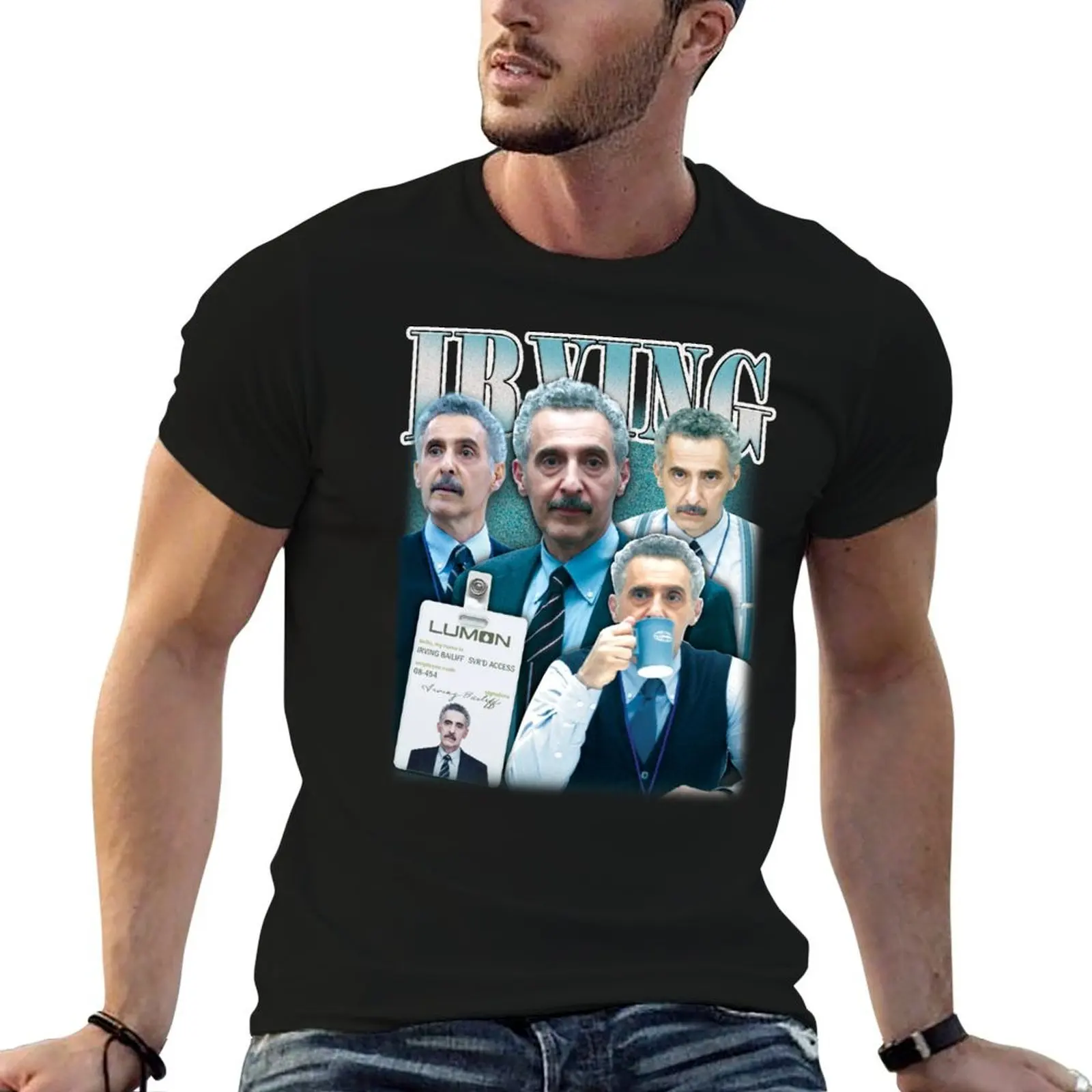 

Severance Irving Bailiff T-Shirt man t shirts for men cotton t shirts high quality T-Shirt